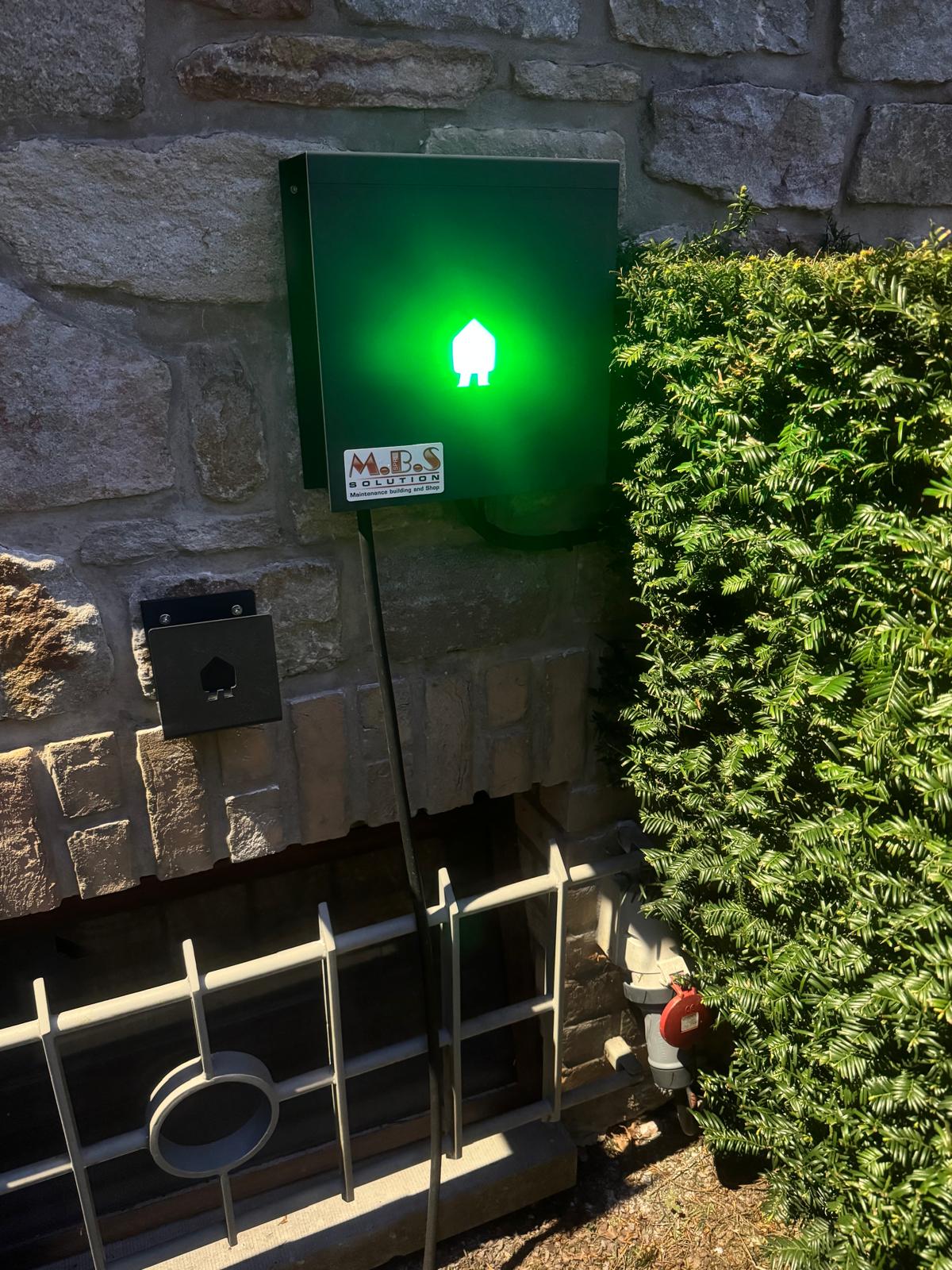Borne de recharge Smappee Business opérationnelle