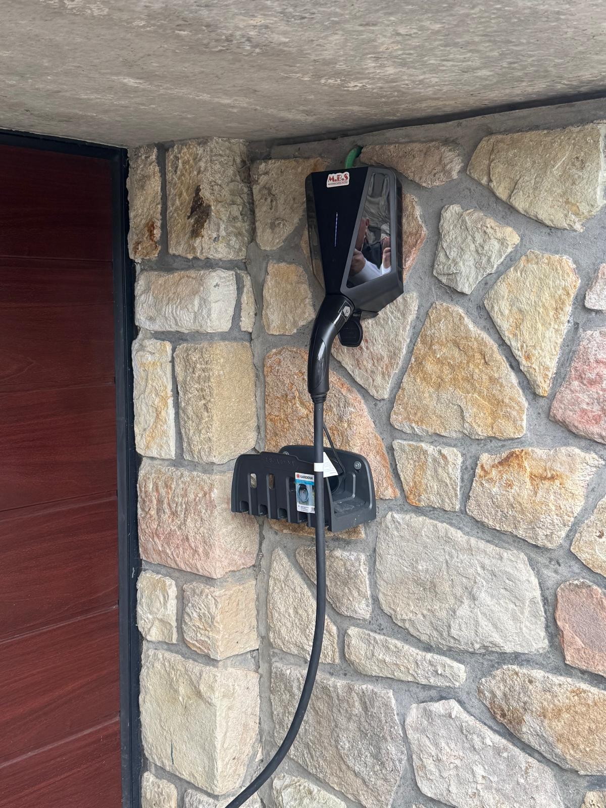 Préparation de l’installation électrique pour une borne Easee à Stavelot